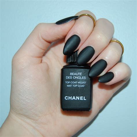 chanel matte black nail polish review|Chanel nail polish colors.